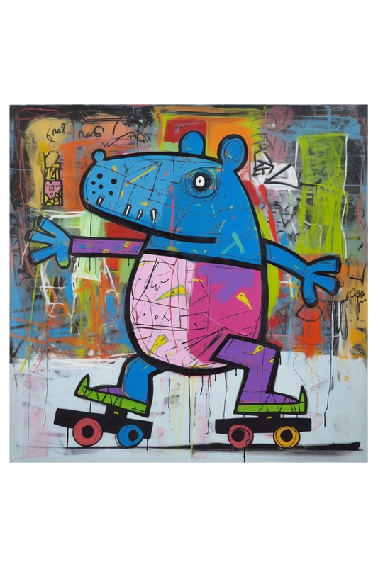 Skating Hippo