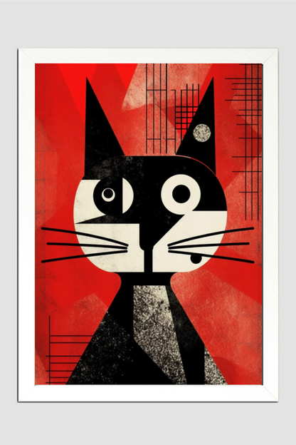 Picassoesque Cat