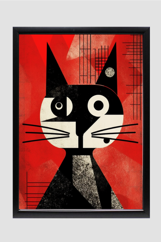 Picassoesque Cat